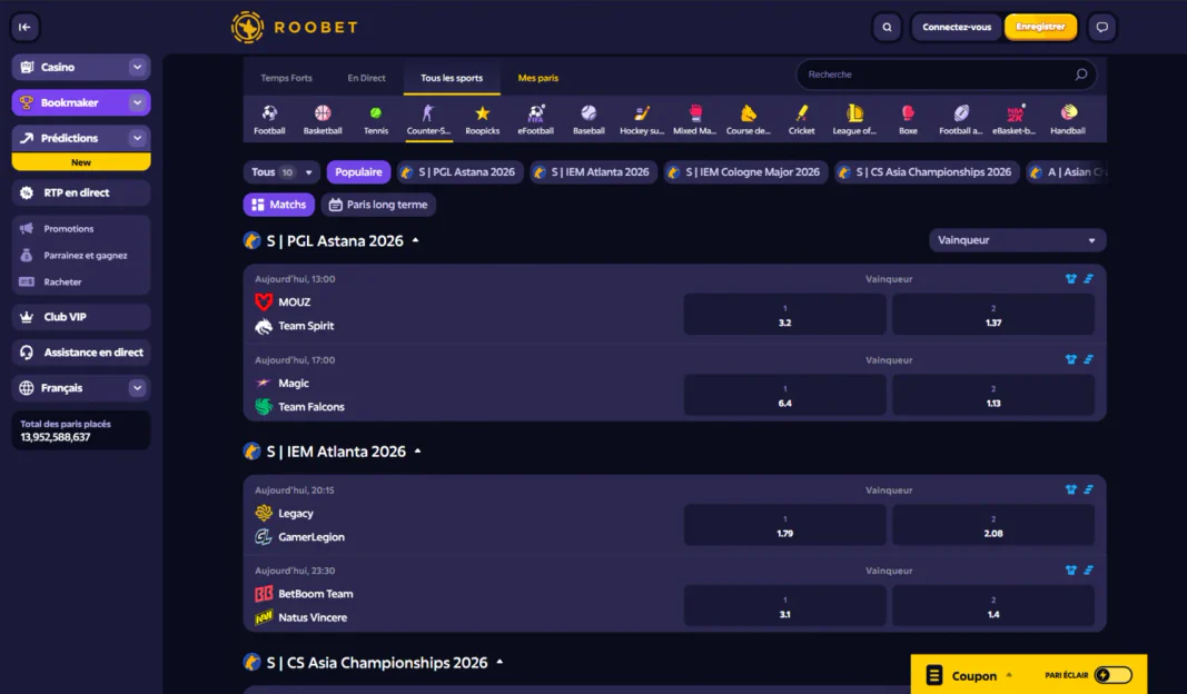 roobet casino sport